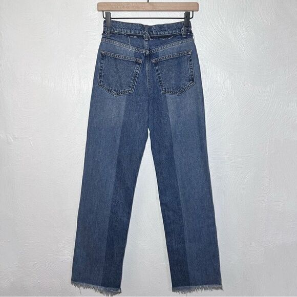Reformation Reconstructed High Rise Straight Jeans in Natoma Wash - Picture 2 of 6